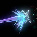 Shooting effect 3d model