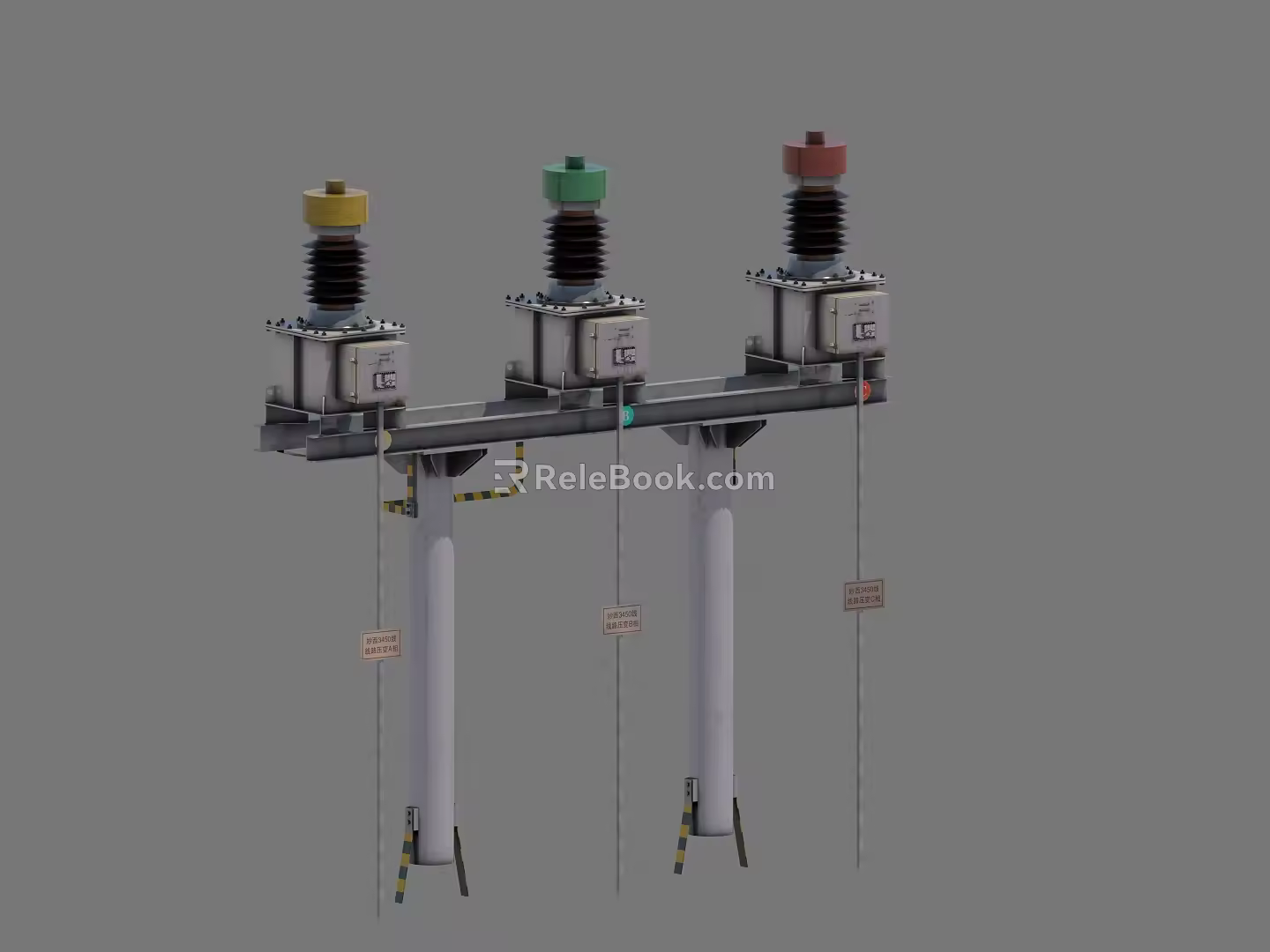Voltage transformer 3d model