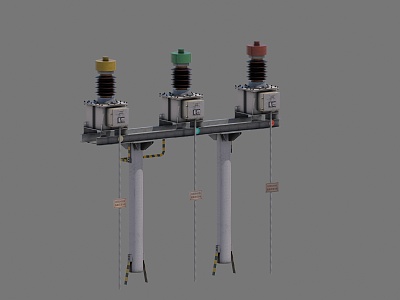 Voltage transformer 3d model