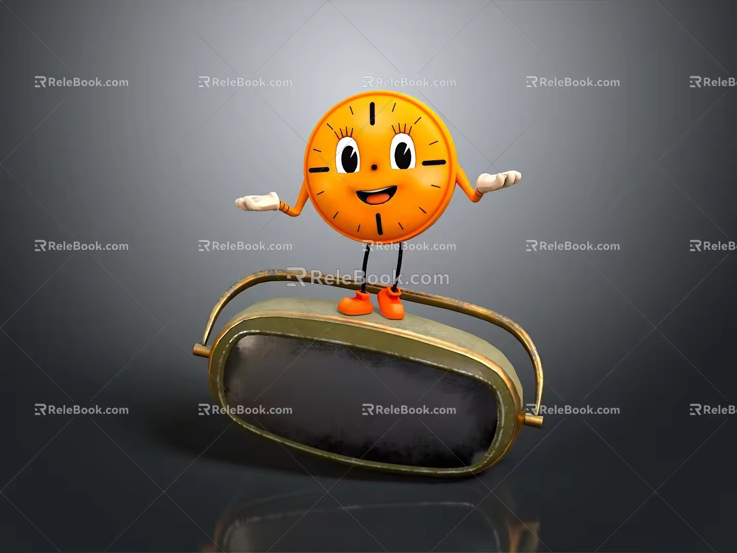 Alarm Clock Alarm Clock Children Alarm Clock Student Desktop Alarm Clock Electronic Alarm Clock Timer 3d model