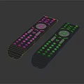 Two Television TV Remote Control Devices for Home Entertainment System Setup