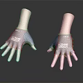 Purple Gray Half Finger Team SLGO Sports Gloves With Logo For Training