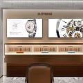 GLITTERISH Furniture Store with Golden Signage Glass Doors and Modern Interior Design
