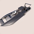 Luxury Speedboat 3d model