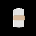 Modern Glass Striped Wall Light With Brass Metal Band And Wall Mounted Design