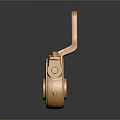 Golden Metal Mechanical Equipment With Reflective Surface And Structural Bolts