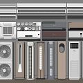 Various Types of Air Conditioners and Fans for Home Cooling Solutions