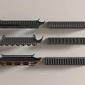 Chinese Traditional Roof Models With Different Styles Decorative Eaves And Tiles