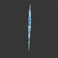 Stylish Blue Gradient Texture Long Striped Decorative Ornament For Home Interior