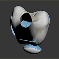 Knee Joint Anatomy 3D Model Showing Bone And Cartilage Structure 3d model