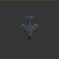 Light Blue Military Aircraft Model With Sleek Design And Detailed Wing Emblems