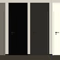 Modern Hinged Doors In Multiple Colors With Simple Design And Door Handles For Interior Home