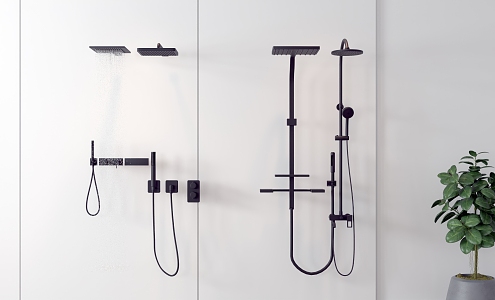 Modern Shower 3d model