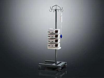 Modern Infusion Holder Medical Instruments 3d model
