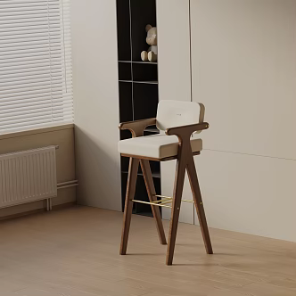Modern Bar Chair 3d model