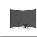 Reptile Lizard On Intricate Spider Web With Gray Background And Spotted Legs