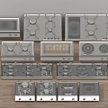 Various Styles of Kitchen Appliances Featuring Gas Stoves Induction Cooktops and Stainless Steel Designs