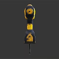 Heavy Duty Industrial Yellow Black Nail Gun With Ergonomic Design And Magazine