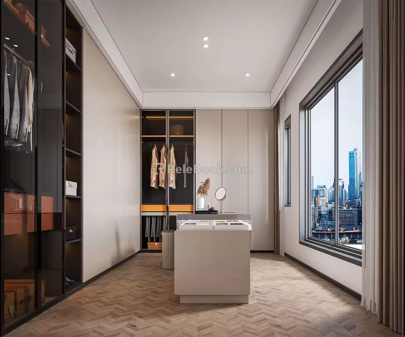 Modern Cloakroom 3d model