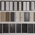 Various Styles Of Hinged Doors With Different Colors And Design Options