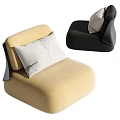 Single sofa 3d model