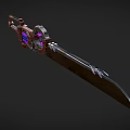 Cyberpunk Sword Steampunk Sword Science Fiction Sword Future High-tech Sword Low Face Number Low Model Simple Model Game Movie and TV Level Super Realism 3d model