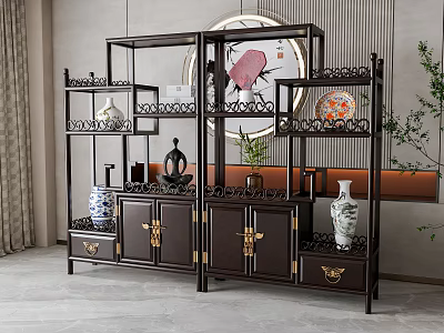 Antique Shelf 3d model