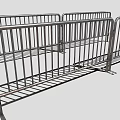Metal Security Barricades With Steel Frame Construction For Crowd Control And Event Safety