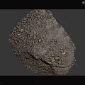 Pile of Natural Garden Soil With Small Stones And Fine Particles