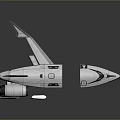 Detailed Space Shuttle Model With Separated Components And Spacecraft Design