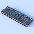 Keyboard Wireless Keyboard Computer Accessories 3d model