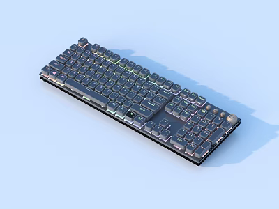 Keyboard Wireless Keyboard Computer Accessories 3d model