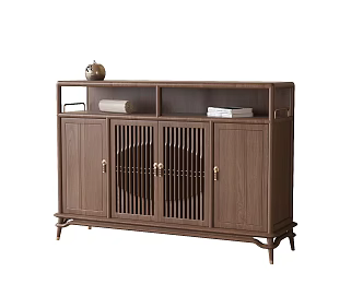 Chinese Tea Cabinet Low Cabinet Sideboard Side Cabinet 3d model