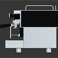 Modern Kitchen Espresso Machine By DOGE Professional Stainless Steel Design With Dual Brew Heads