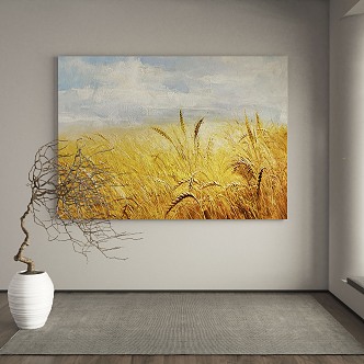 Quiet decorative painting 3d model