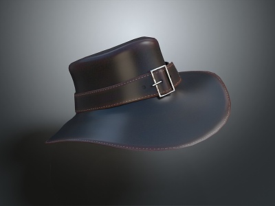 Modern Hat Women's Hat Leather Hat Fashion Hat model