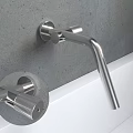 Modern Chrome Single Handle Faucet with Sleek Design for Bathroom Sink