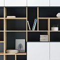 Modern Other Cabinet Shelf Storage Book 3d model