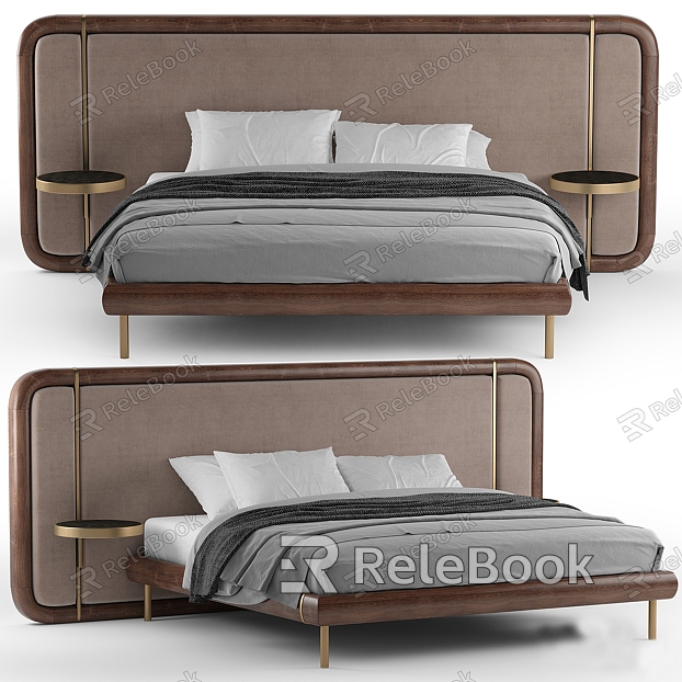 Light Luxury Double Bed model