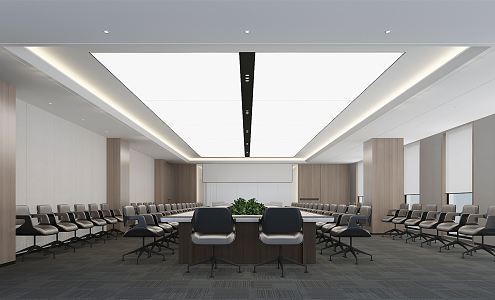 Modern Conference Room Large Conference Room 3d model