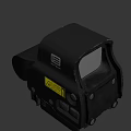 EOTech Tactical Weapon Sight with Red Dot Reticle Adjustment Dials and Black Housing for Firearms