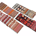 Various Fresh Meat Cuts Displayed On Trays Including Sausages Chicken Breasts And Ribs