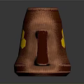 Brown Ceramic Mug With Yellow Bee And Honeycomb Patterns For Home Kitchen Use