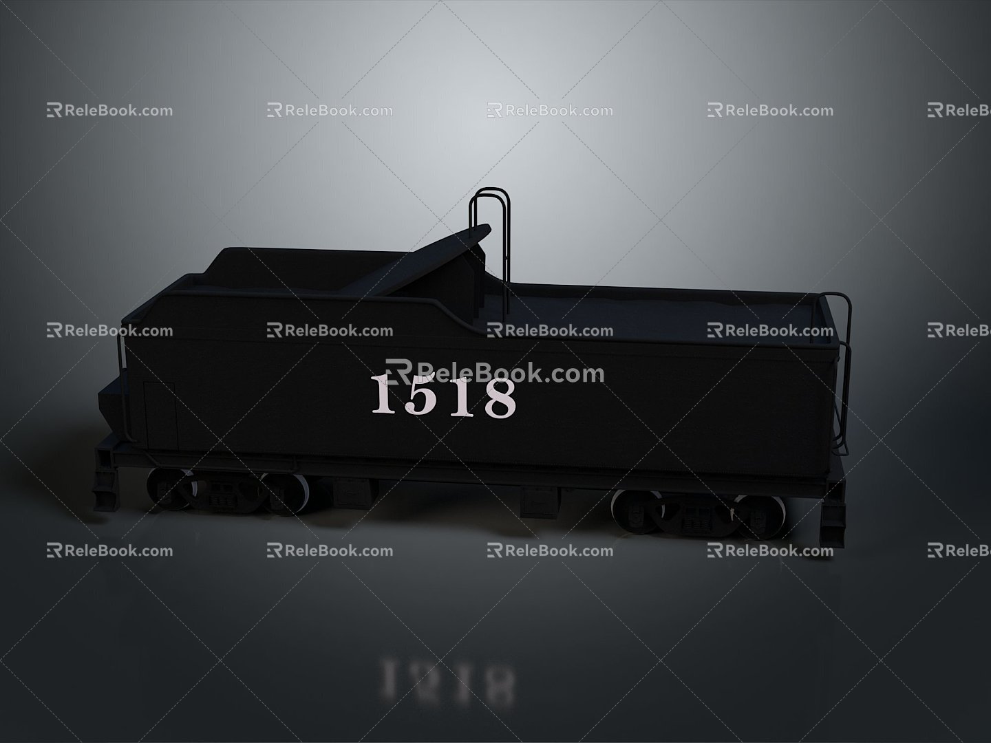 vintage train steam train train carriage locomotive head steam car carriage train modern vehicle 3d model