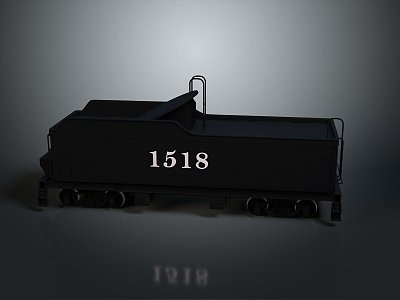 vintage train steam train carriage locomotive head steam carriage train modern vehicle 3d model