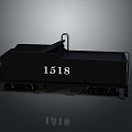 vintage train steam train train carriage locomotive head steam car carriage train modern vehicle 3d model