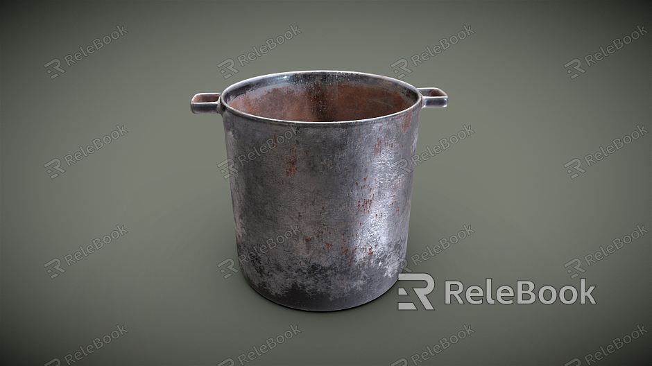 Industrial LOFT bucket old bucket model