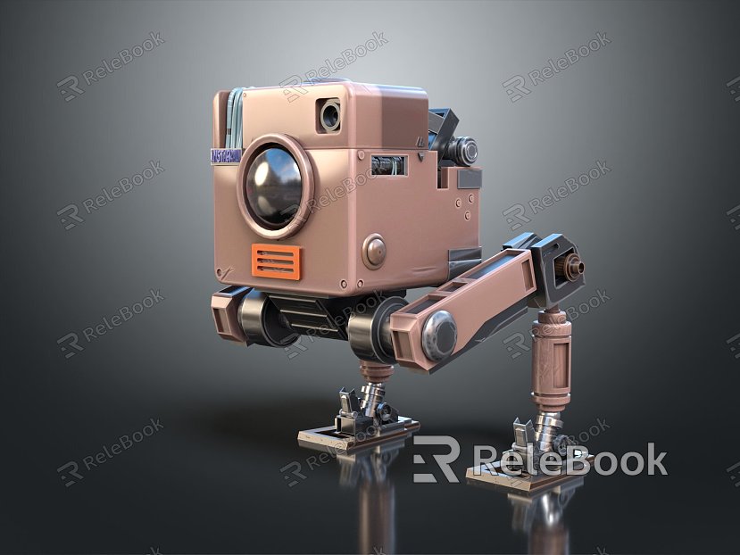 Modern Robot Characters Game Characters model