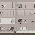 Beige Sofa Designs With Various Styles Cushions Magazines And Small Decor
