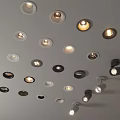 Downlights and Spotlights with Various Styles Colors for Modern Home Ceiling and Wall Lighting